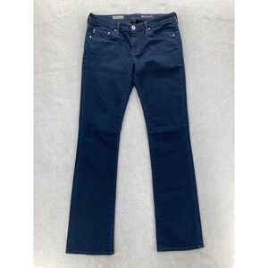 AG Adriano Goldschmied Ballad Slim Boot Jeans Womens 30 Dark Blue Stretch Denim